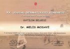 Uzm. Dr. Melis Mosavi Dermatoloji sertifikası