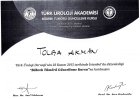 Prof. Dr. Tolga Akman Üroloji sertifikası