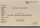 Op. Dr. Mehmet Helvacıoğlu Göz Hastalıkları sertifikası