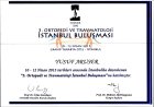 Op. Dr. Yusuf Aruser Ortopedi ve Travmatoloji sertifikası