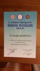 Op. Dr. Müjde Şekeroğlu Kadın Hastalıkları ve Doğum sertifikası