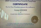 Dr. Fatma Özdemir Aile Danışmanı sertifikası