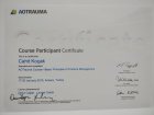 Op. Dr. Cahit Koçak Ortopedi ve Travmatoloji sertifikası