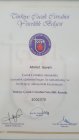 Prof. Dr. Ahmet Güven Çocuk Cerrahisi sertifikası