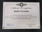 Dt. Mehmet Fatih Ersan Diş Hekimi sertifikası
