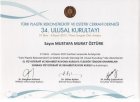 Op. Dr. Mustafa Murat Öztürk Plastik Rekonstrüktif ve Estetik Cerrahi sertifikası
