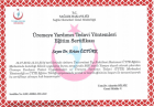 Op. Dr. Ertan Öztürk Kadın Hastalıkları ve Doğum sertifikası
