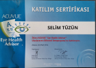 Op. Dr. K. Selim Tüzün Göz Hastalıkları sertifikası