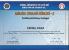 Doç. Dr. Cemal Kara Genel Cerrahi sertifikası