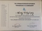 Op. Dr. Nuray Kitapçıoğlu Kadın Hastalıkları ve Doğum sertifikası