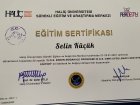 Psk. Selin Küçük Psikoloji sertifikası