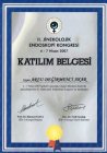 Op. Dr. Arzu Değirmenci Akar Kadın Hastalıkları ve Doğum sertifikası