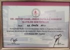 Op. Dr. Özgür Atlı Kadın Hastalıkları ve Doğum sertifikası
