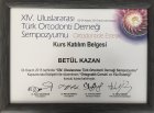 Uzm. Dt. Betül Kazan Diş Hekimi sertifikası