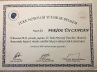 Uzm. Dr. Feride Ün Candan Nöroloji (Beyin ve Sinir Hastalıkları) sertifikası