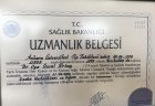 Op. Dr. Oya Ünsal Erbay Kadın Hastalıkları ve Doğum sertifikası