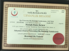 Uzm. Dt. Kutay Karaca Restoratif Diş Tedavileri sertifikası