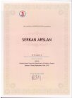 Doç. Dr. Serkan Arslan Çocuk Cerrahisi sertifikası