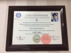 Dt. Mustafa Besli Diş Hekimi sertifikası