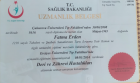Uzm. Dr. Fatma Erden Dermatoloji sertifikası