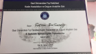 Op. Dr. Fatma Kutlusoy Güçlü Kadın Hastalıkları ve Doğum sertifikası