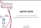 Op. Dr. Oktay Çelik Genel Cerrahi sertifikası
