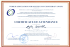 Uzm. Kl. Psk. Aylin Şanver Aydın Psikoloji sertifikası