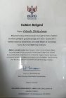 Uzm. Kl. Psk. Güzide Türkyılmaz Psikoloji sertifikası