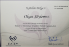 Uzm. Psk. Okan Söylemez Psikoloji sertifikası
