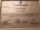 Uzm. Kl. Psk. Ecem Kudeki Psikoloji sertifikası