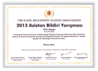 Op. Dr. Ömer Ekin Plastik Rekonstrüktif ve Estetik Cerrahi sertifikası