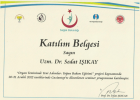 Prof. Dr. Sedat Işıkay Çocuk Sağlığı ve Hastalıkları sertifikası