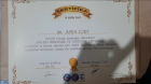 Dyt. Asya Can Diyetisyen sertifikası