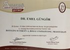 Prof. Dr. Emel Güngör Dermatoloji sertifikası