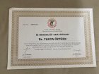 Uzm. Dr. Yahya Öztürk Dahiliye - İç Hastalıkları sertifikası