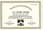 Uzm. Dr. Ersin Aydın Dermatoloji sertifikası