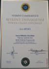 Uzm. Kl. Psk. Zeynep Ayşe Bedel Psikoloji sertifikası