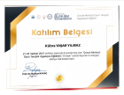 Dr. Psk. Dan. Kübra Yaşar Yılmaz Psikolojik Danışman sertifikası