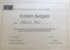 Uzm. Kl. Psk. Melis İpçi Psikoloji sertifikası
