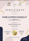 Uzm. Kl. Psk. Alperen Karabulut Klinik Psikolog sertifikası