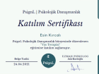 Uzm. Kl. Psk. Esin Kırcalı Psikoloji sertifikası