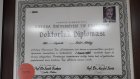 Dr. Sabri Atalay Medikal Estetik Tıp Doktoru sertifikası