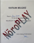 Dil ve Konuşma Terapisti Serap Sezer Dil Konuşma Bozuklukları sertifikası