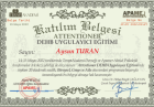 Aile Danışmanı Aysun Turan Aile Danışmanı sertifikası