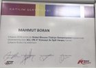 Dt. Mahmut Boran Diş Hekimi sertifikası
