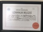 Op. Dr. Özgür Eroğlu Göz Hastalıkları sertifikası