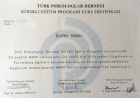 Uzm. Kl. Psk. Beyza Ergen Psikoloji sertifikası