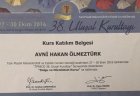 Op. Dr. Avni Hakan Ölmeztürk Plastik Rekonstrüktif ve Estetik Cerrahi sertifikası