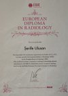 Prof. Dr. Şerife Nur Ulusan Radyoloji sertifikası