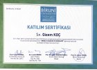 Dil ve Konuşma Terapisti Gizem Koç Dil Konuşma Bozuklukları sertifikası